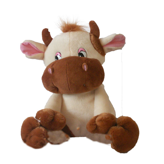 High Quality Cattle Plush Toy Cartoon Wear