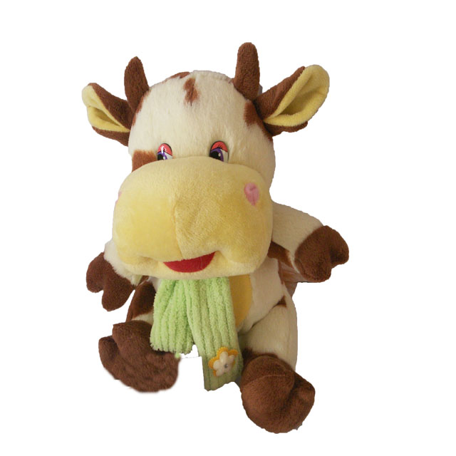 High Quality Cattle Plush Toy Cartoon Wear 4