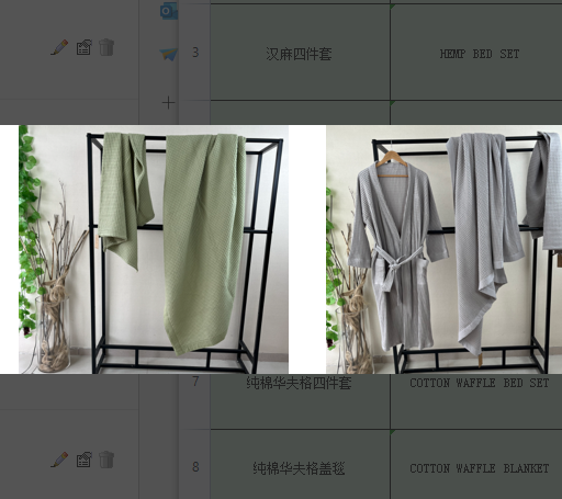 纯棉华夫格盖毯