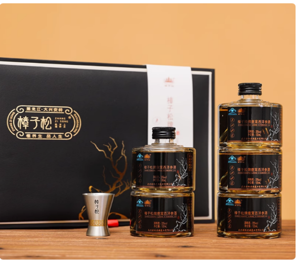 樟子松牌鹿茸西洋参酒（100ml*5）