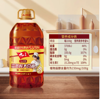 九三厨娘笨榨大豆油5.43L