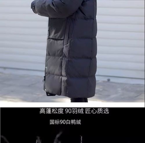 羽绒服女黑色显瘦中长款韩版保暖加厚抗寒国商王维琦